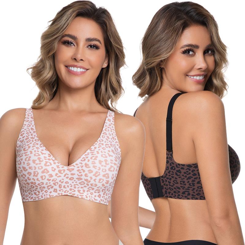 ✨Last Day 49% OFF 🔥Deep V Seamless Wireless Bra – Natural Lift & All-Day Comfort