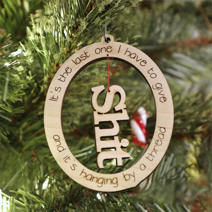 🤣Funny Christmas Ornament | Last F*ck