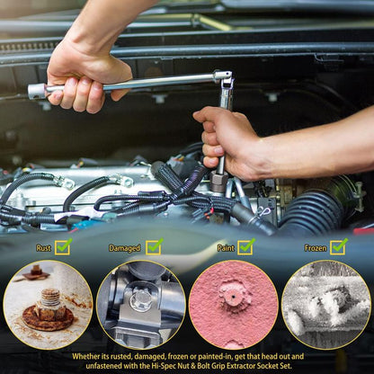 🔥Last Day 49% OFF🔩 Bolt Extractor Tool Set, 13+1 Counts Impact