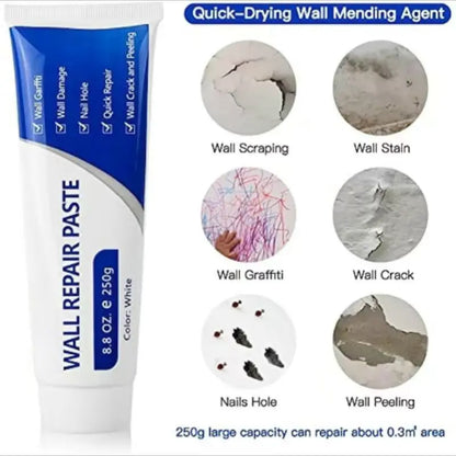 🛠️ Last Day 49% OFF – Drywall Patch Repair Kit 250g 🏠 Quick-Drying Wall Mending Paste