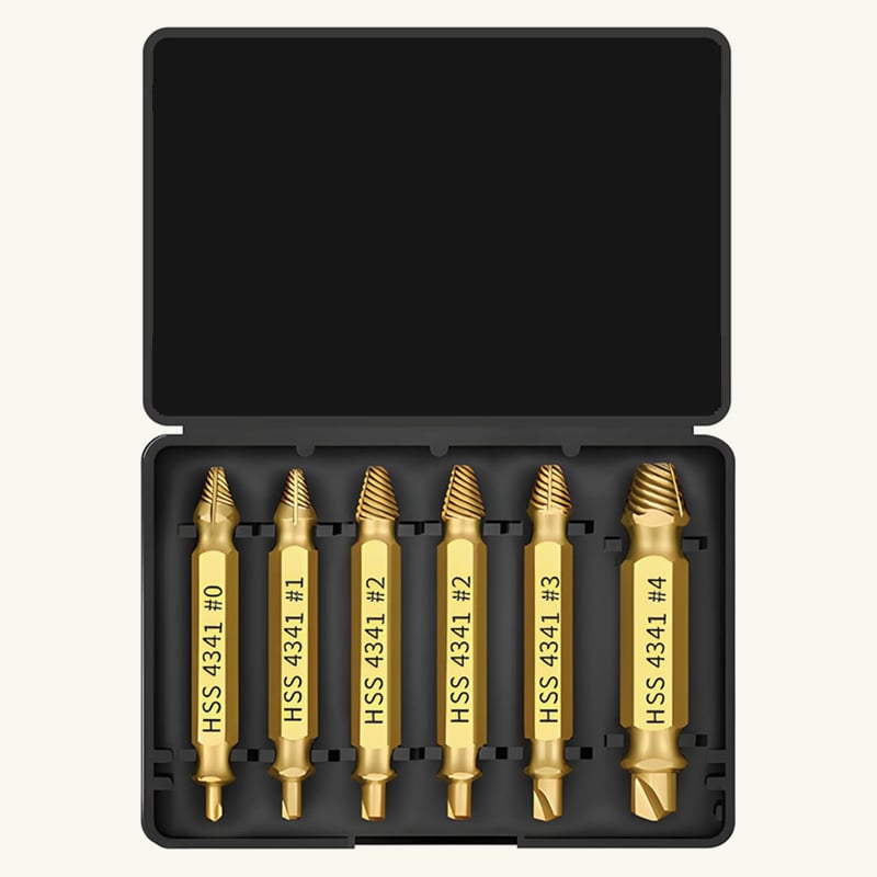 Last Day 49% OFF🔥🔧 Damaged Screw Extractor Set – Remove Stripped Screws in Seconds