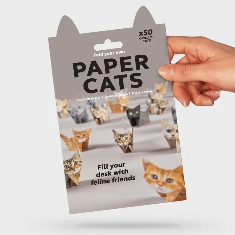 Last Day 50% OFF😻Easy DIY Paper Cats Kit | Guided Lines & Instructions Included