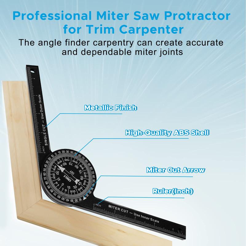 Last Day 49% OFF 🔥Aluminum Miter Saw Protractor-Best Angle Measurement Tool