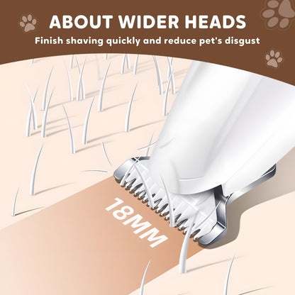 Rechargeable Pet Hair Trimmer Kit