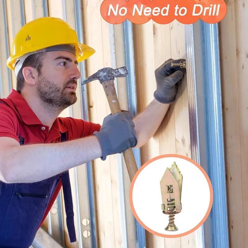 🔥Self Drilling Drywall Anchors with Screws Kit