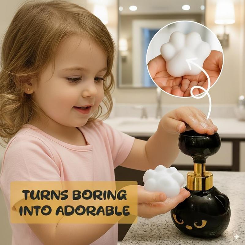 Last Day 49% OFF 🔥 Creates Adorable Cat Paw Foam Automatically 🐾💛