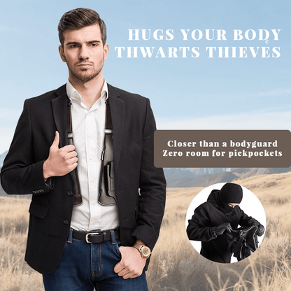 2025 New Adjustable Anti-Theft Underarm Vest Bag