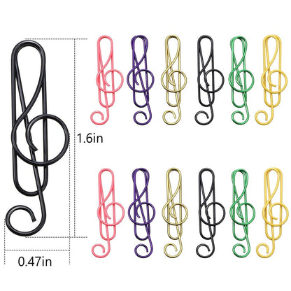 Last Day 49% OFF🎵Music multicoloured metal paper clips(100 PCS)