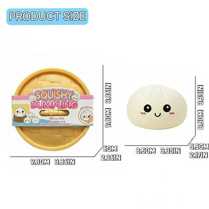 🏆Expressive Big Dumpling Squishy - Blind Box, Mysecret Bun Fidget Toy