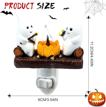 🎃Flash Sale 10K+ SOLD ✨ 2025 Ghost Campfire Flickering Nightlight👻