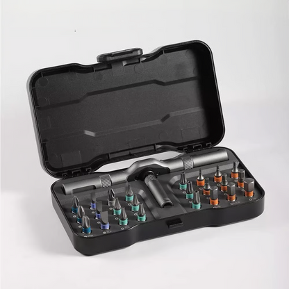 🔥24 in 1 DlY Screwdriver Set Magnetic Compact and Portable Ratchet Screwdriver