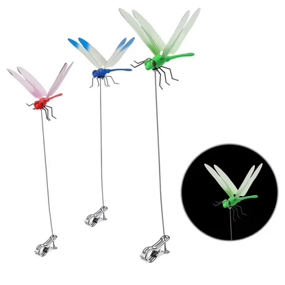 2026 Summer Hot Sale 49% OFF🔥Outdoor Fake Dragonflies Rod Clip