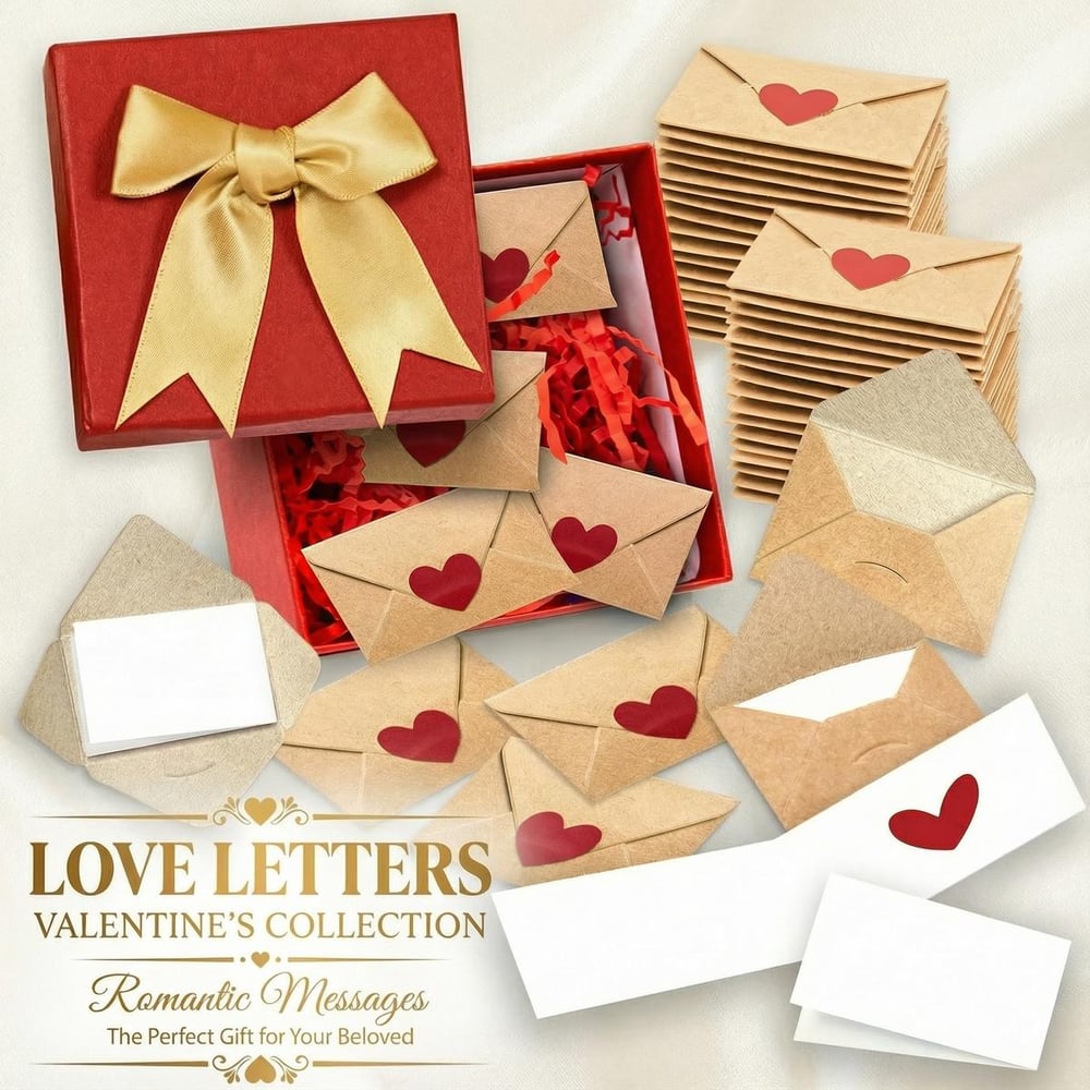 Valentine's Day Special: 49% OFF❤️Mini Blank Cards & Envelopes for Him Her 🥰 Cute Valentine's Day Anniversary Gift