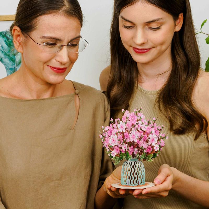 🌼Mother's Day Special: 49% Off - 💌3D Paper Heart Bouquet Card🎁