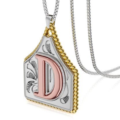 💖 Last Day 49% OFF – A–Z Initial Necklace ✨ Personalized Letter Pendant Gift