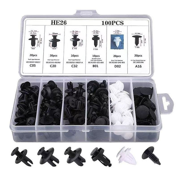 LAST DAY 49% OFF🔥100PCS Universal Car Fastener Clips Set – Thalassay