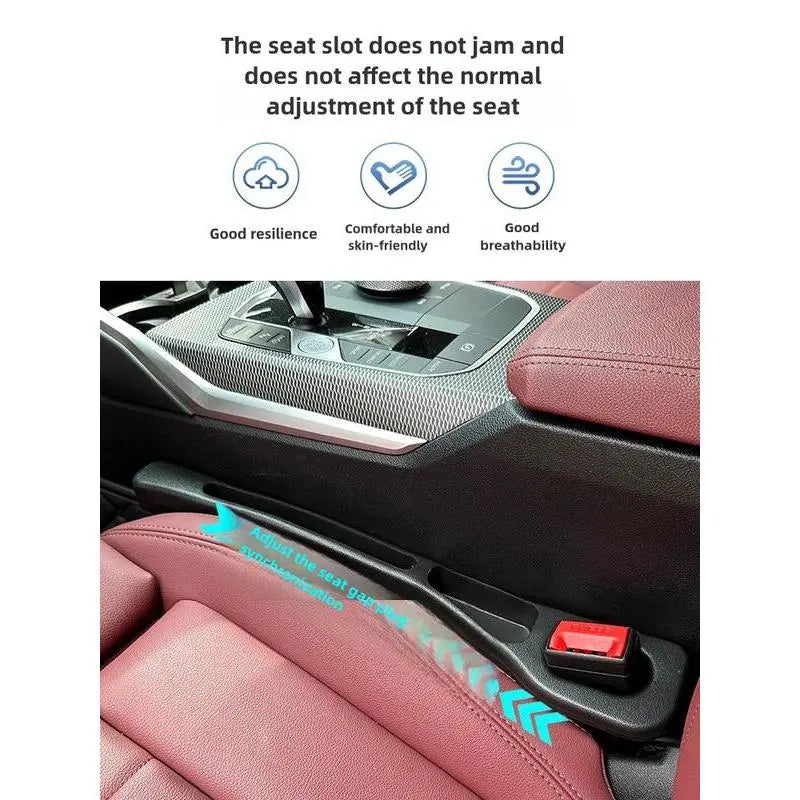 🚗 Last Day 49% OFF – Car Seat Gap Filler Organizer 🧳 Leak-Proof Storage for a Cleaner Interior