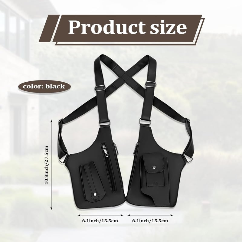 2025 New Adjustable Anti-Theft Underarm Vest Bag
