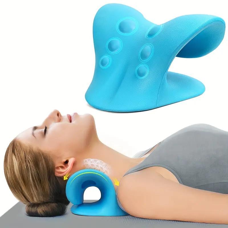 Last Day 49% OFF🔥 Cervical Neck Stretcher & Relaxer Pillow – 10 Min a Day for Pain Relief