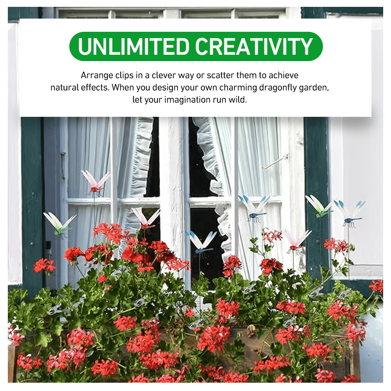 2026 Summer Hot Sale 49% OFF🔥Outdoor Fake Dragonflies Rod Clip