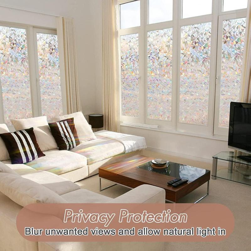 Last Day 49% OFF🔥 Stained Glass Rainbow Film Decorative Window Clings