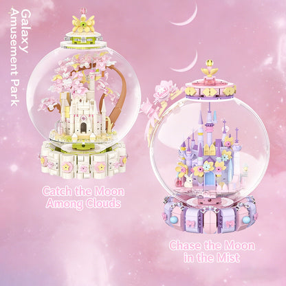 🔥Last Day 50% OFF - 🏰 ✨ Crystal Ball Castle Building Blocks
