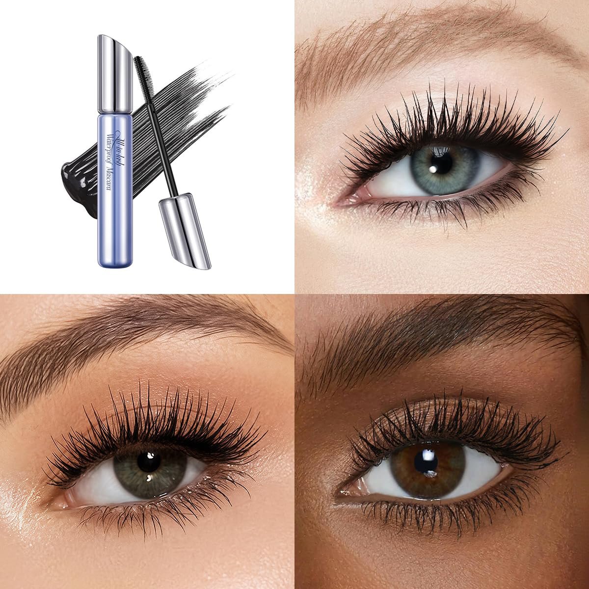 ALL-IN-LASH WATERPROOF MASCARA | Volume, Length & Long-Lasting Curl