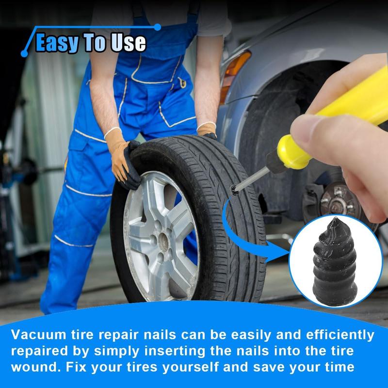 Last Day 49% OFF🔥Self-service Tyre Repair Vacuum Rubber Nails Kit