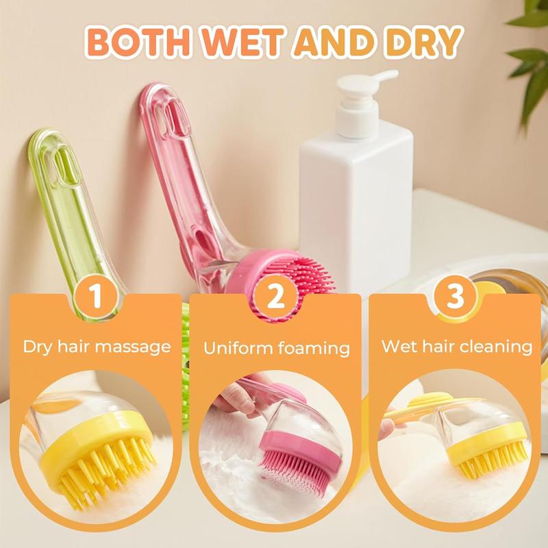 Last Day 49% OFF🔥2 in 1 Dog Bath Brush with Built-in Shampoo Dispenser 🐱