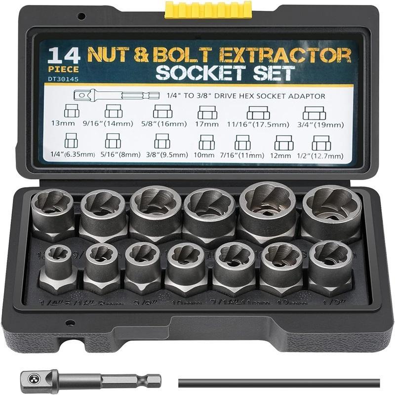 🔥Last Day 49% OFF🔩 Bolt Extractor Tool Set, 13+1 Counts Impact