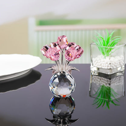 🎁Last Day 49% OFF 🌹Everlasting Crystal Rose Flower Figurine – A Timeless Gift for Mom
