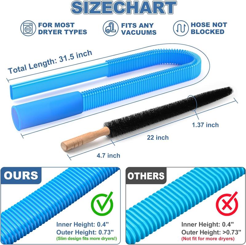 🔥Dryer Vent Cleaner Kit Vacuum (Equipped with a lint brush)