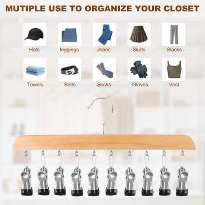 Last Day 49% OFF🔥Legging Hanger for Closet Organizer with 10 Clips