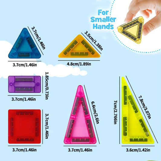 Last Day 49% OFF🔥Mini Magnetic Tile Toys with Iron Box