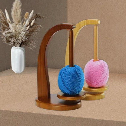 Last Day 49% OFF✨ Magnetic Wooden Yarn Holder with Magnetic Base