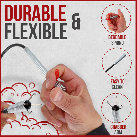 Last Day 49% OFF🔥 4-Claw Drain Grabber – Powerful Tool to Clear Clogs Fast