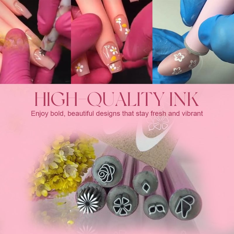 🌸 Nail Art Stamp Pen – Easy, Mess-Free Designs (49% OFF Today!) 💅🔥