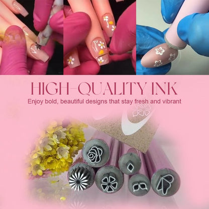 🌸 Nail Art Stamp Pen – Easy, Mess-Free Designs (49% OFF Today!) 💅🔥