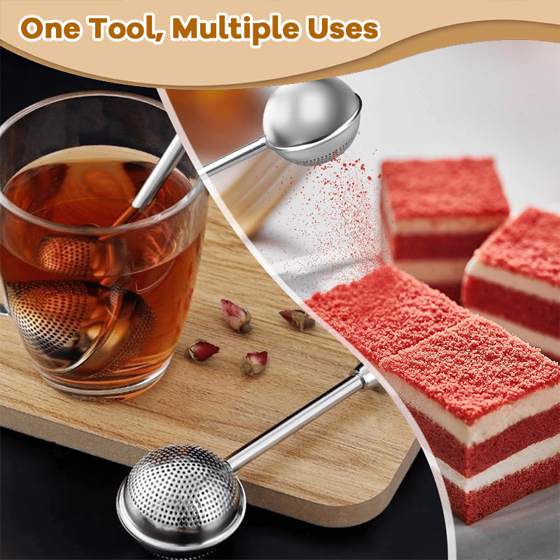 🔥Hot for the Holidays-Multifunctional Stainless Steel Powder Sifter