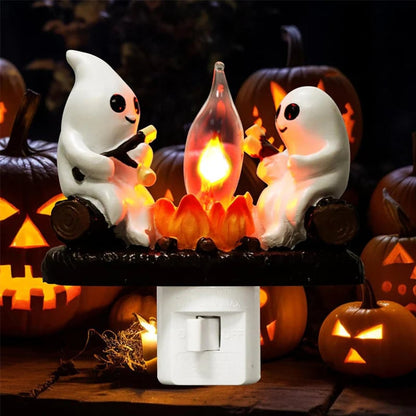 🎃Flash Sale 10K+ SOLD ✨ 2025 Ghost Campfire Flickering Nightlight👻
