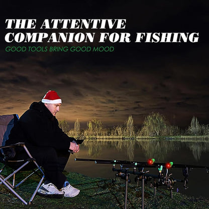 Last Day 49% OFF🔥Fishing Bite Alarm with LED Light🎣