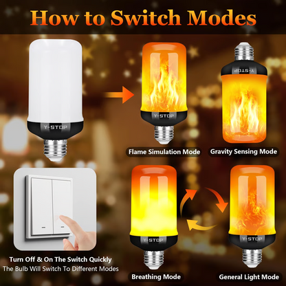 Last Day 49% OFF🔥Autumn ambiance decor LED Flame Bulb🎃