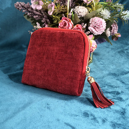 Last Day 49% OFF🔥Luxury Velvet Jewelry Pouch with Satin Lining – Travel & Everyday Jewelry Organizer