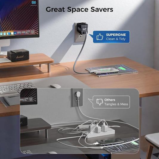 Last Day 49% OFF🔥2-in-1 GaN Compatible 120W Fast Charger