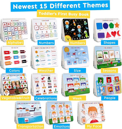 Last Day 49% OFF 🔥Montessori Busy Book for Kids [30 Themes]