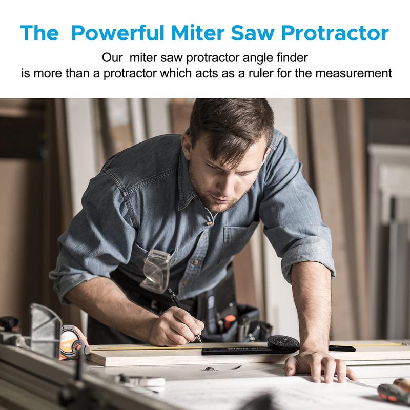 Last Day 49% OFF 🔥Aluminum Miter Saw Protractor-Best Angle Measurement Tool