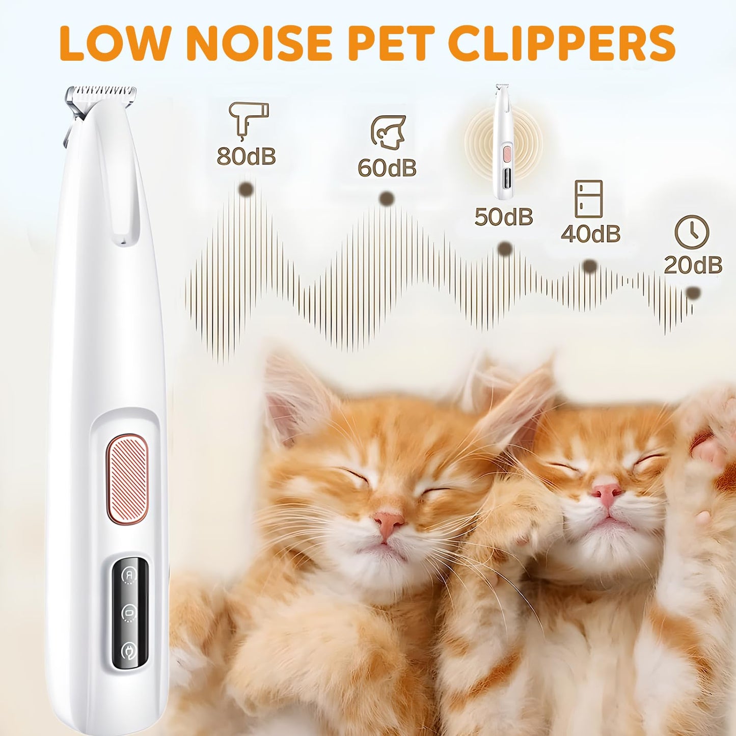 Rechargeable Pet Hair Trimmer Kit