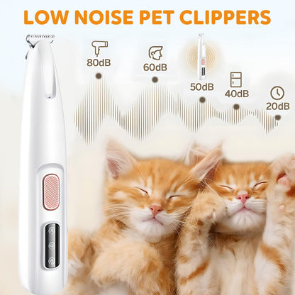 Rechargeable Pet Hair Trimmer Kit