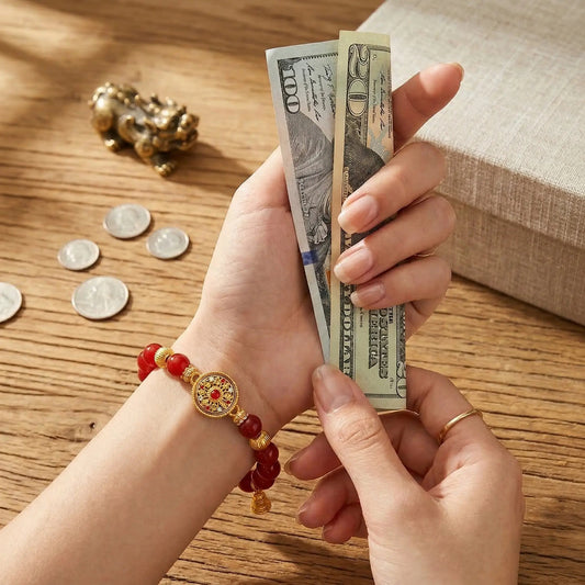 🔮 Energy Alignment Lucky Bracelet — Inspired by Wealth & Fortune Symbols✨💰