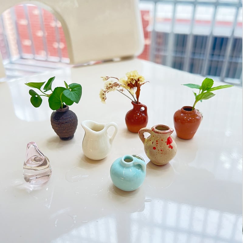 Last Day 49% OFF🔥 Cute Plant Ceramic Vase Fridge Magnets (8pcs)